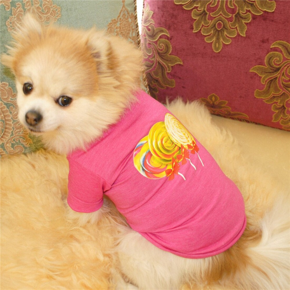 Summer Clothes Dog T-Shirt