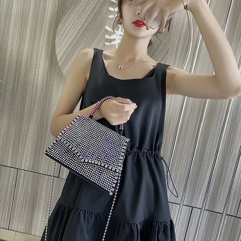 Medium Pu Leather Square Bag