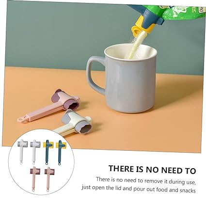 3 Pieces of Sealed Clip . Bag Sealing Clamps with Discharge Nozzles