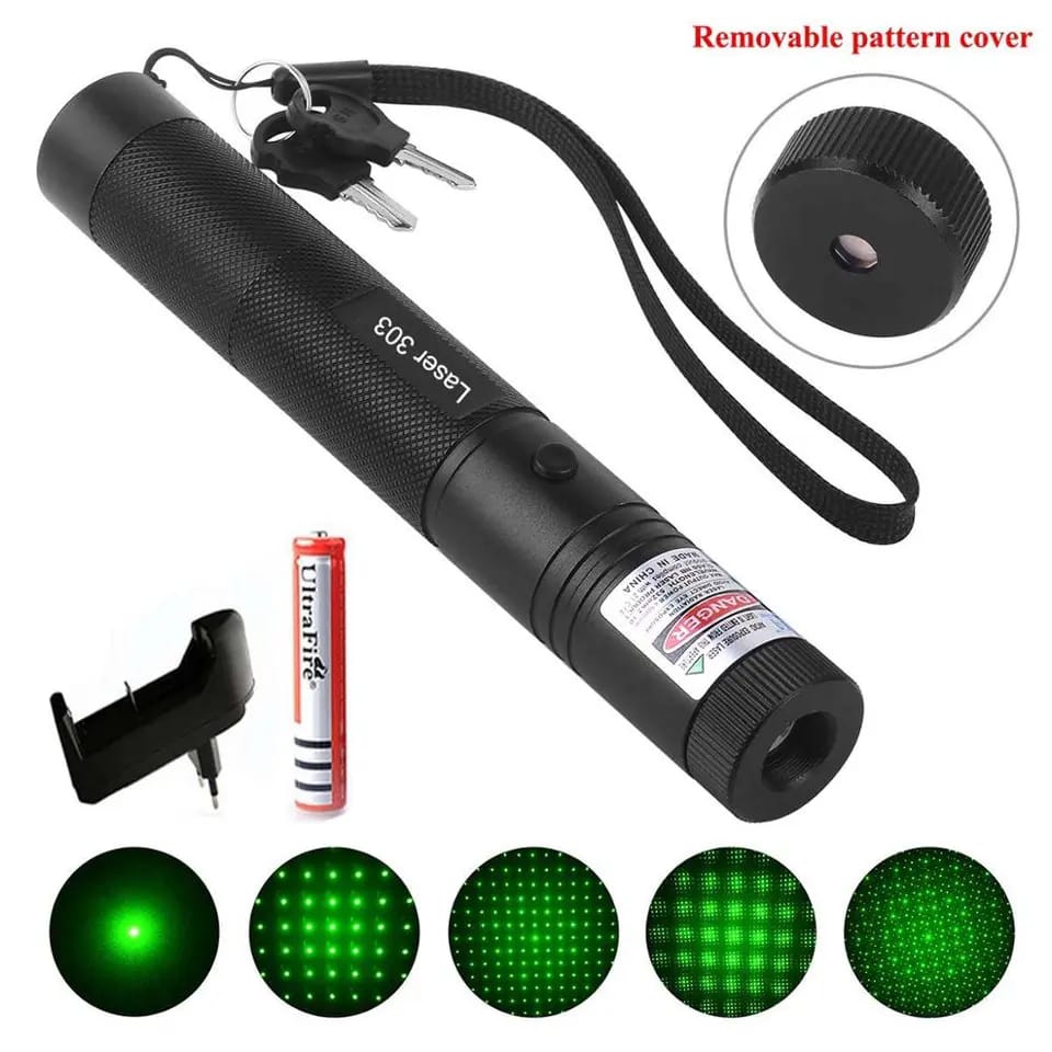 Rechargeable 6 Patterns Powerful Lesser Light With Adjustable Lens Is Rs 1999