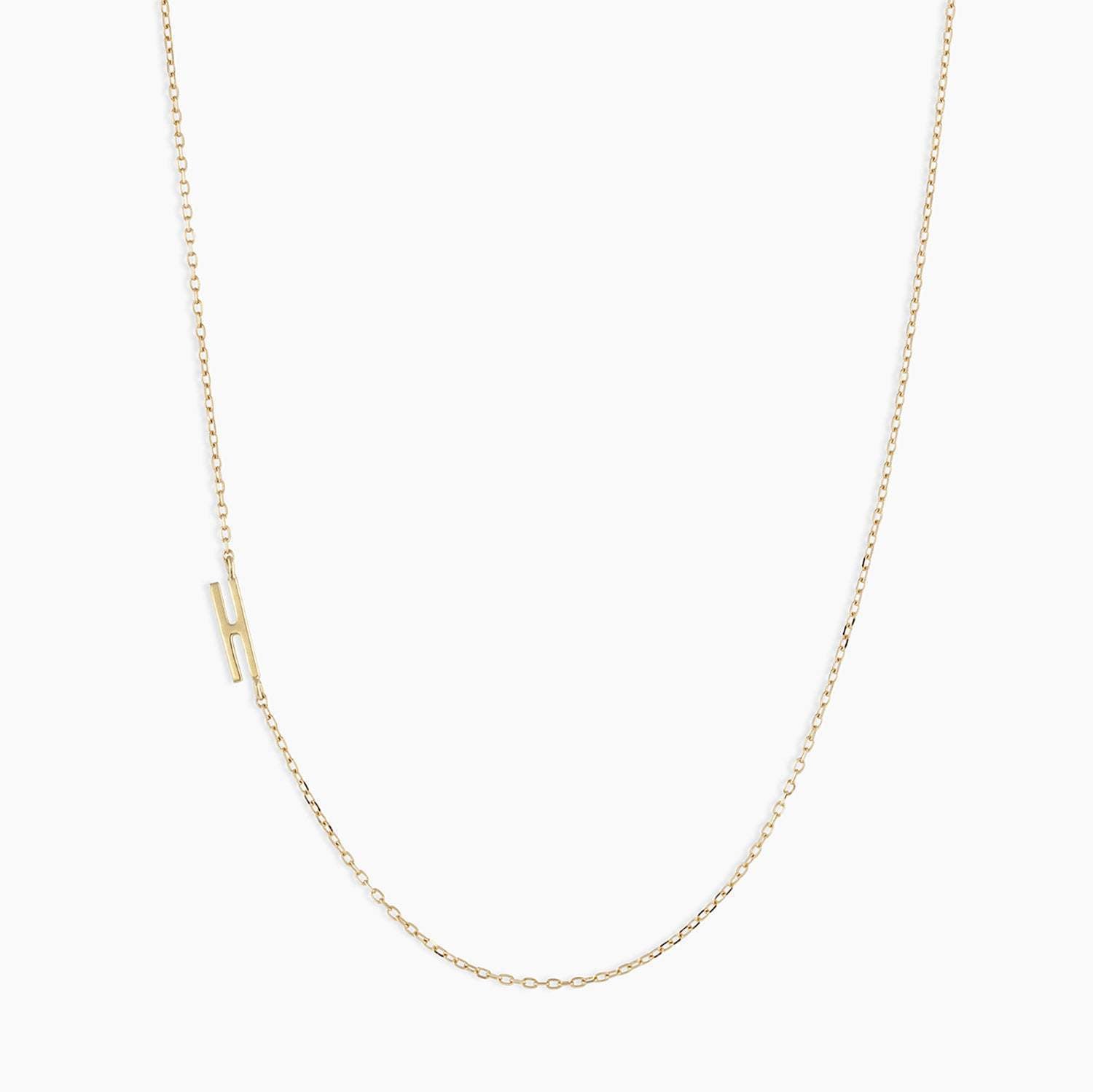 Minimalist Letter Geometric Titanium Steel Electroplating Necklaces