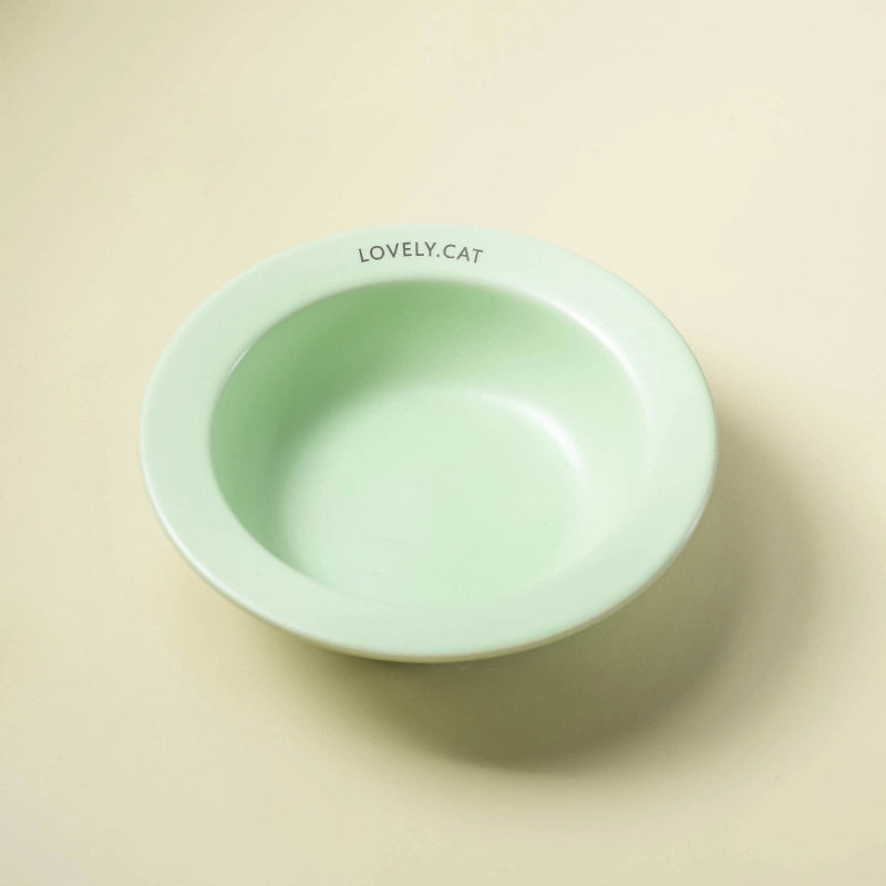 Flying Saucer Pet Bowl Ceramic Dog Cat Bowl Non-black Chin Cat Dog Food Bowl Drinking Water Slow Food Bowl