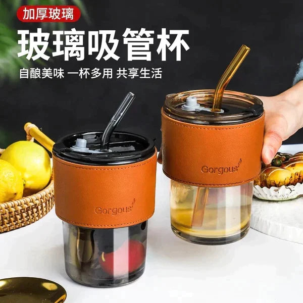 Creative Mug With Straw