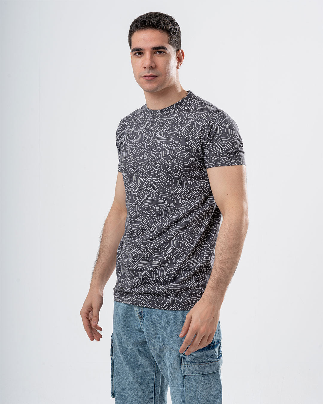 Short Sleeve Men Printed T-shirt