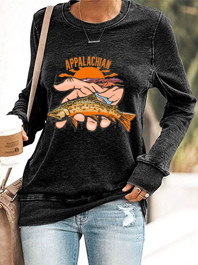 Women's Appalachia Strong Print Sweatshirt