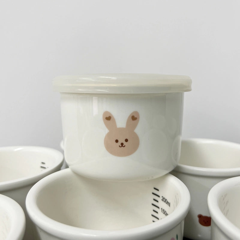 Ceramic Insulation Preservation Silicone Cover With Scale Tableware