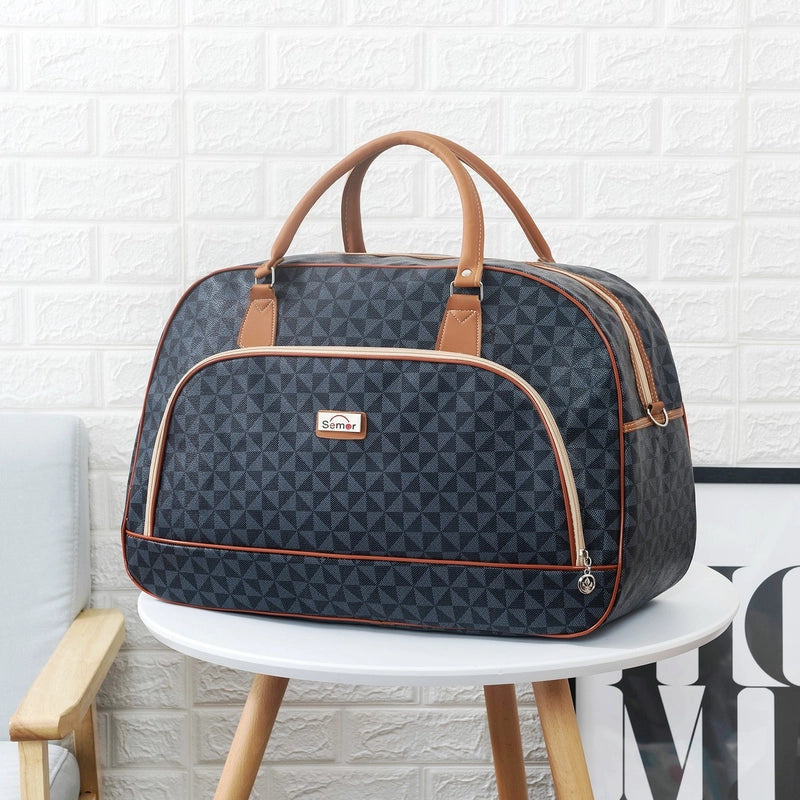 Portable Travel Bag Luggage Bag PU Gift Bag Size Bag Waterproof Short-term Travel Shoulder Bag