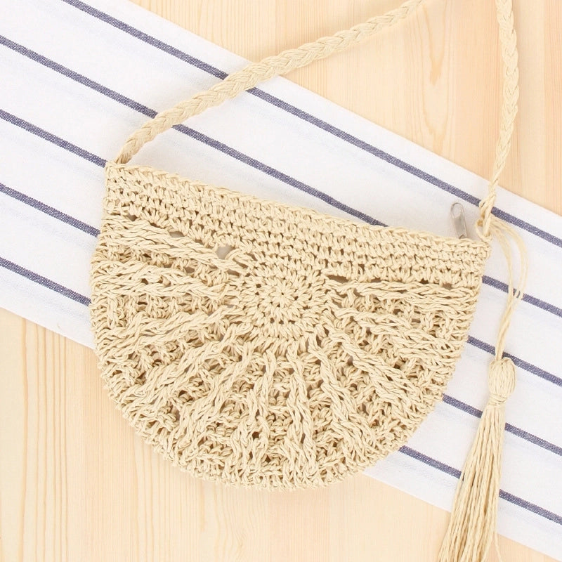 Women's Small Spring&summer Straw Vintage Style Straw Bag