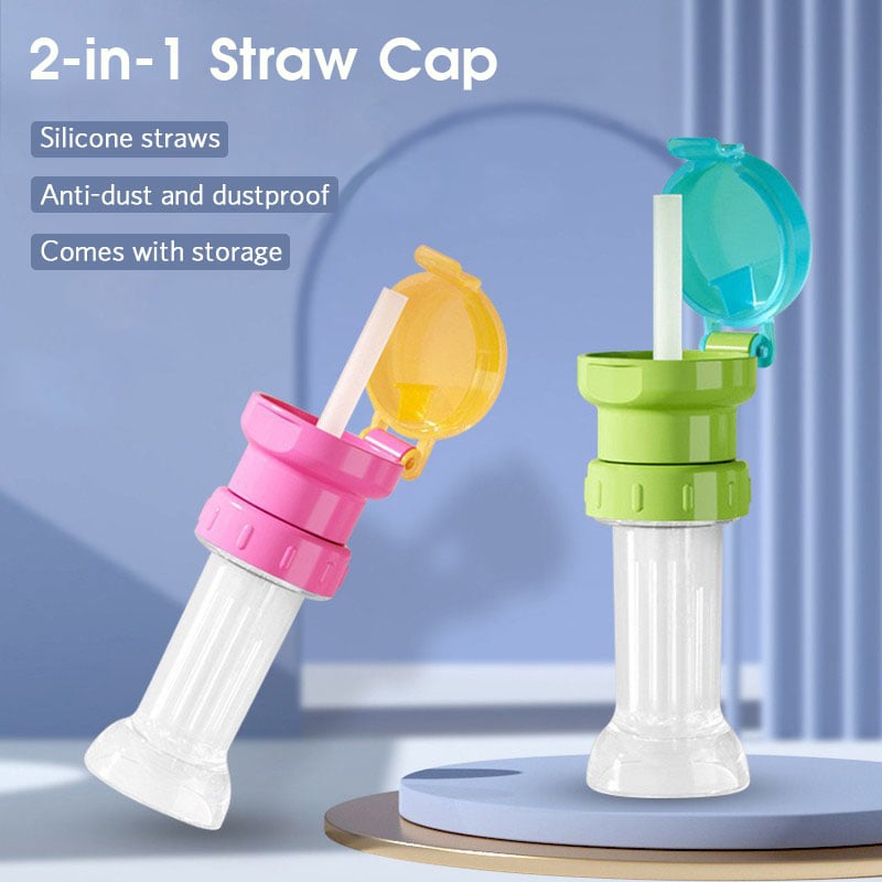 🔥Last Day Promotion🔥 Universal Portable Anti-Choking Straw Lid