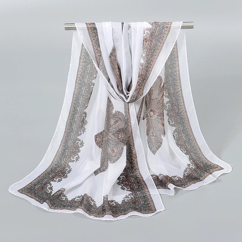 Women's Streetwear Solid Color Chiffon Scarves & Gloves
