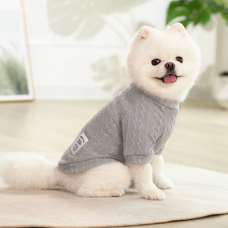 Pet Sweater New For Autumn And Winter Cat And Dog Clothes Cat Dog Wool Sweater