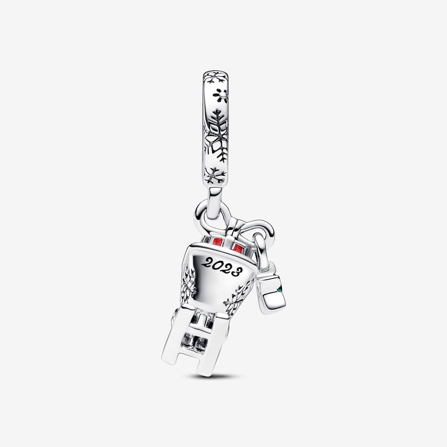 Christmas Sleigh 2023 Dangle Pandora Charm