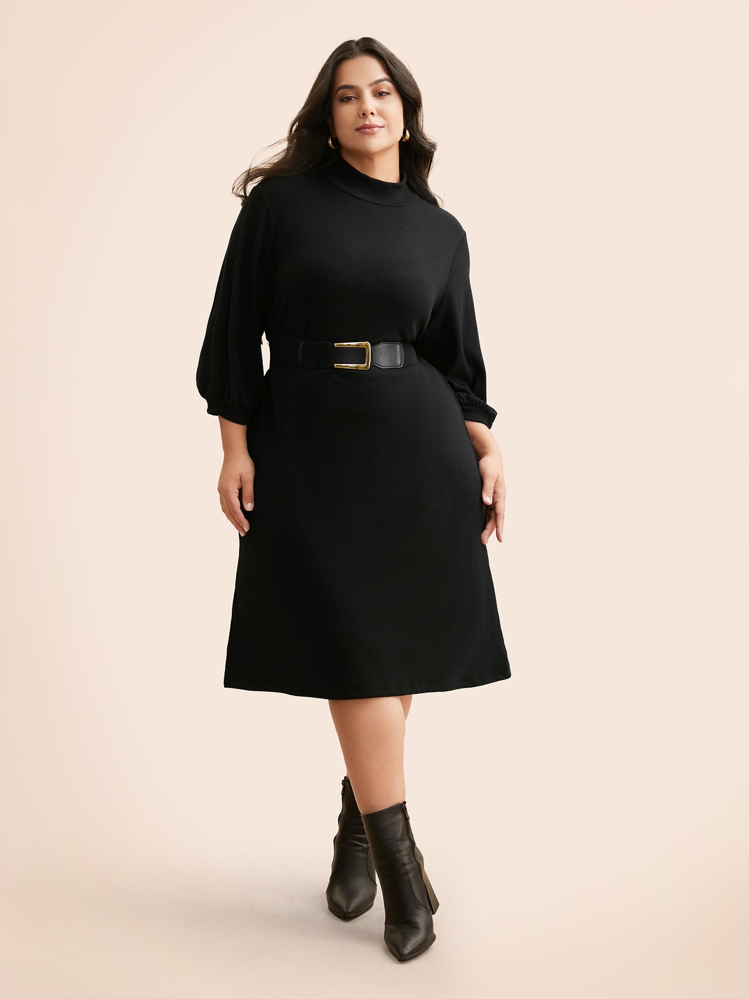 Supersoft Essentials Side Slits Midi Dress