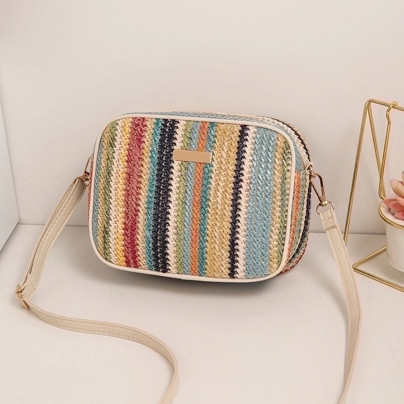 Women's Small All Seasons Straw Streetwear Straw Bag