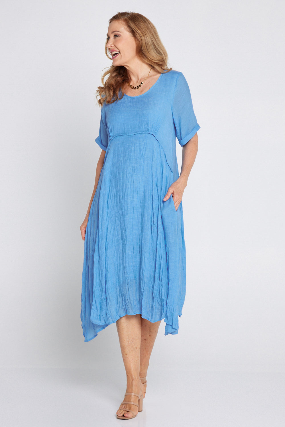 Waterhouse Dress - Denim Blue