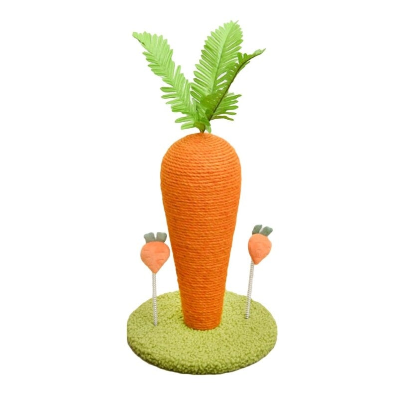 Carrot Shape Scratcher With Pad