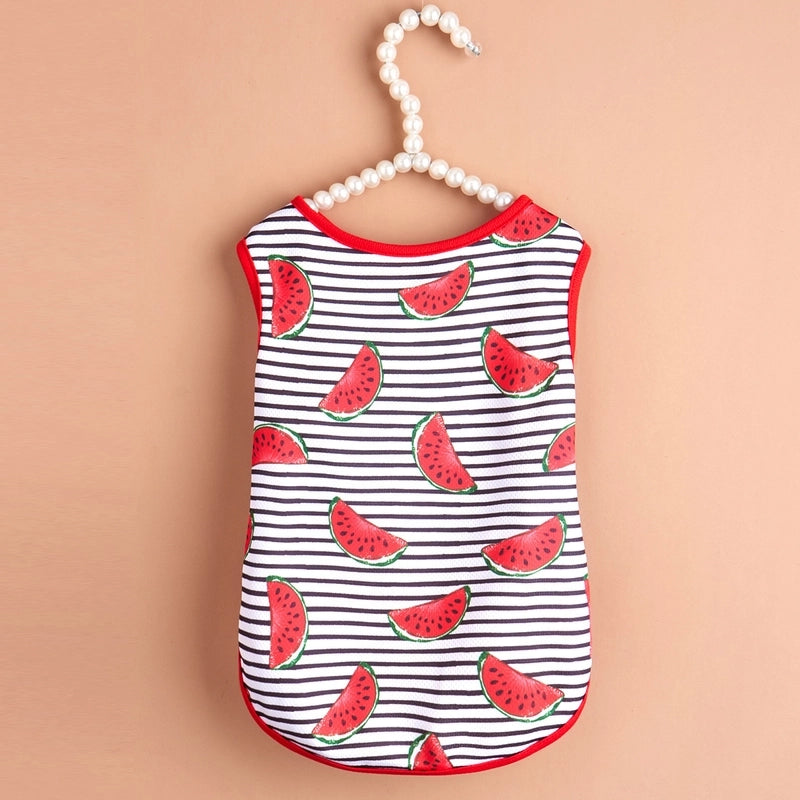 Dog Clothes Summer Pet Clothing Pet Vest Teddy Bulldog Clothes Cat Casual Clothes