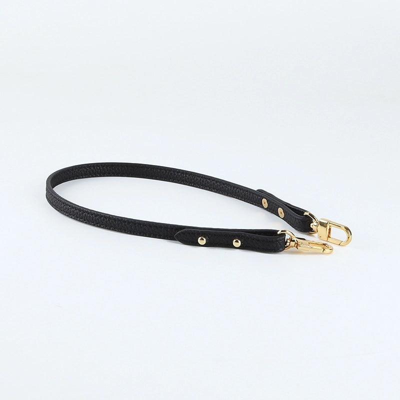 Short Underarm Bag With Litchi Pattern Cowhide Pattern Vegetable Basket Bag Shoulder Strap Shoulder Bag Strap Women's Bag Shoulder Strap Accessories