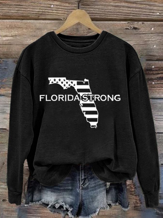 Women's Florida Strong Print Sweatshirt