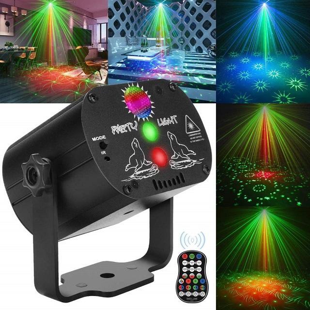 RGB DJ Disco Stage Laser Light Sound Activated Led Projector Party Lights  Party Light
