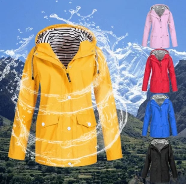 Women Waterproof And Windproof Jacket