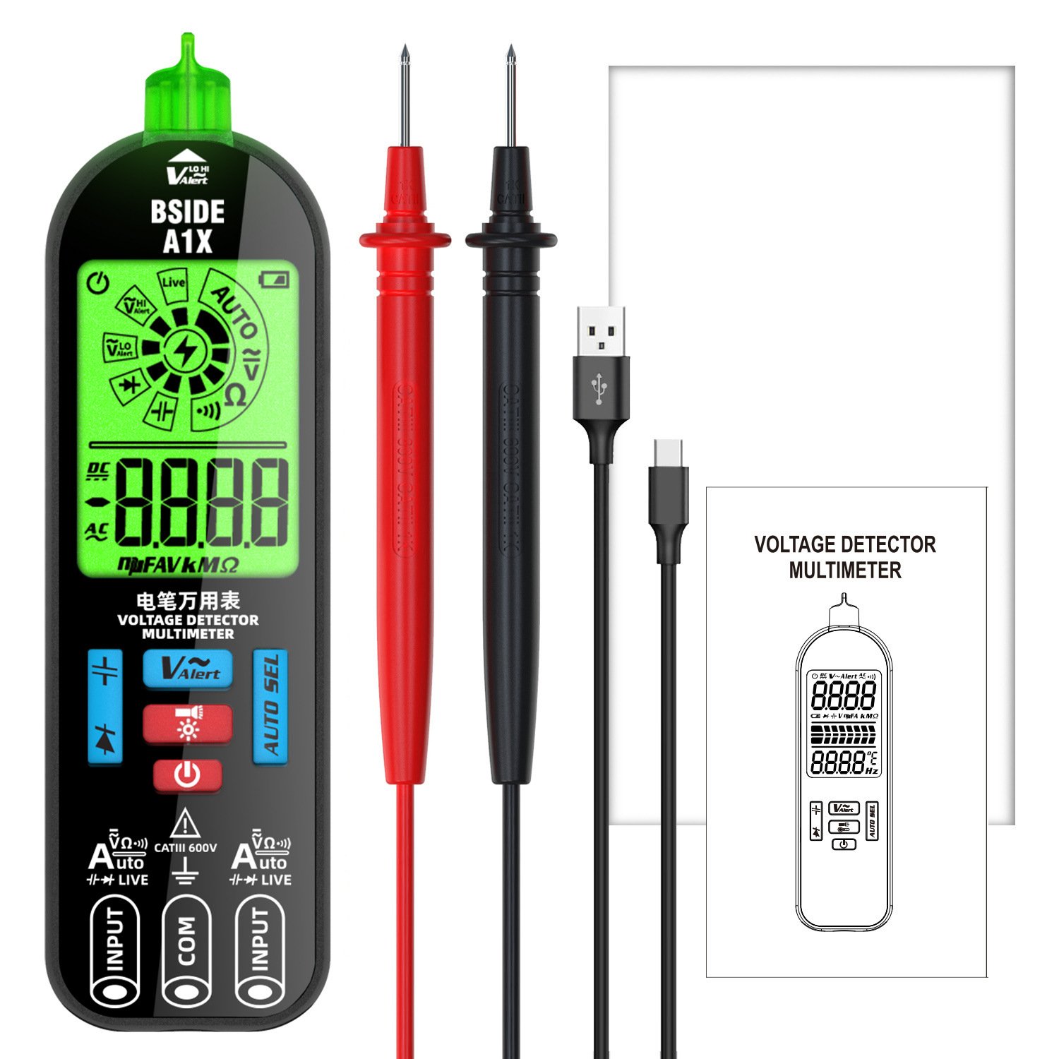 🔥Last Day Promotion 50% OFF - BSIDE A1X Digital Multimeter