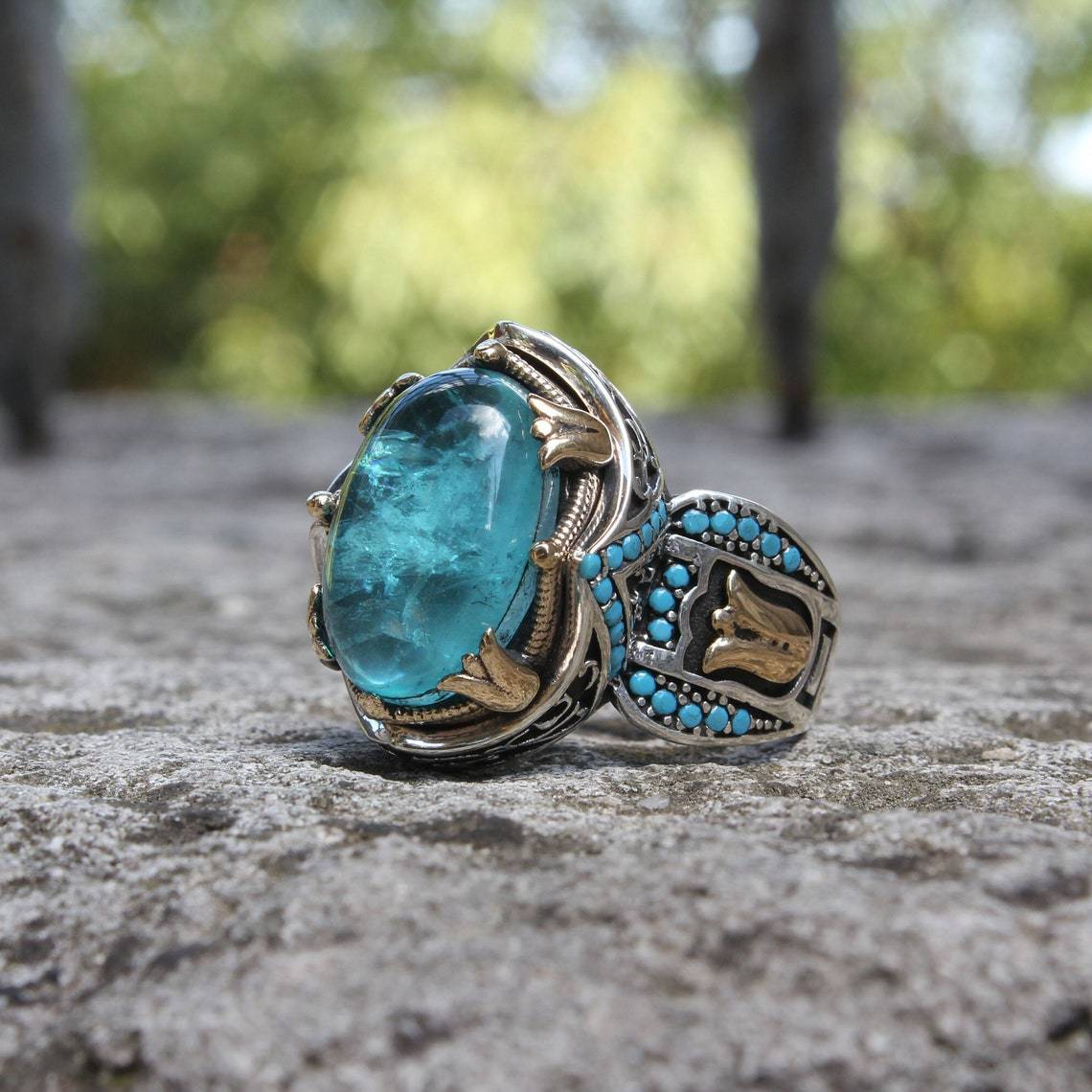 🔥 Last Day Promotion 49% OFF🎁Luxury Sapphire Silver Ring