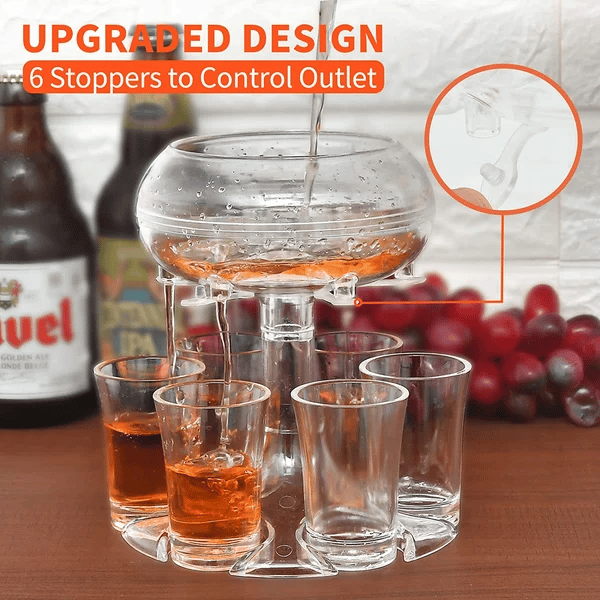 🔥Summer 75% OFF🥂6 Shot Drinks Dispenser