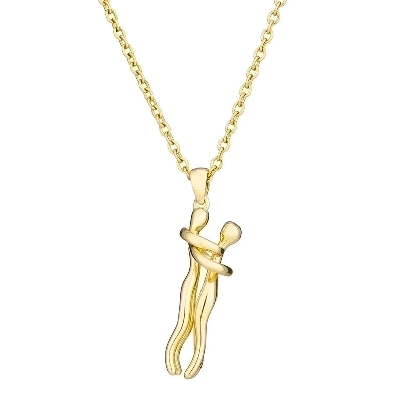 Fashion Geometric 304 Stainless Steel Copper 18K Gold Plated No Inlaid Necklace