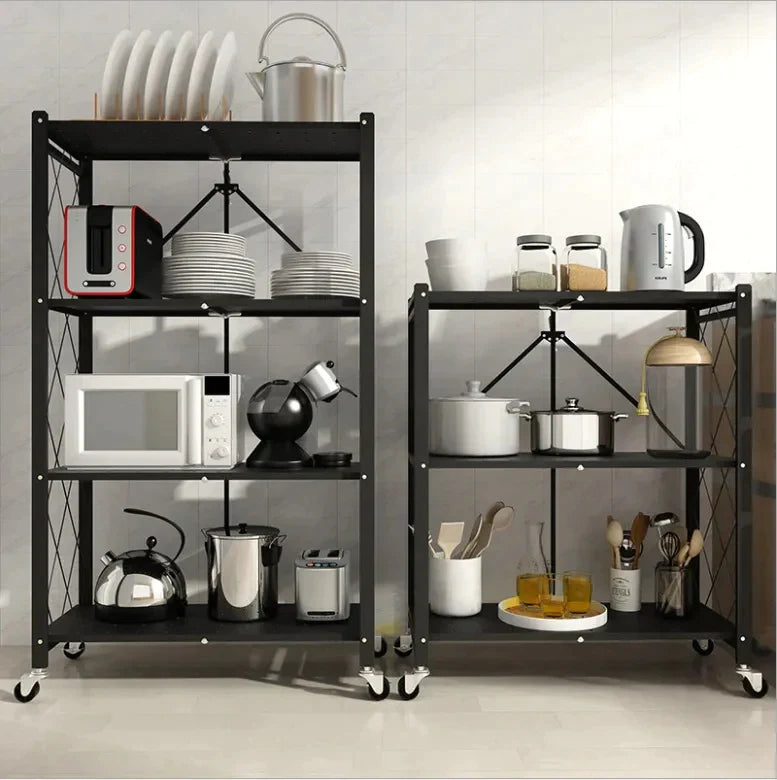 Foldable Kitchen Trolley