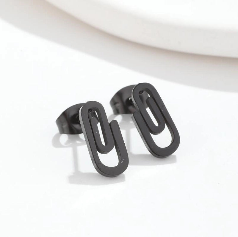 Fashion Cactus Sun Stainless Steel Plating Hollow Out Ear Studs 1 Pair