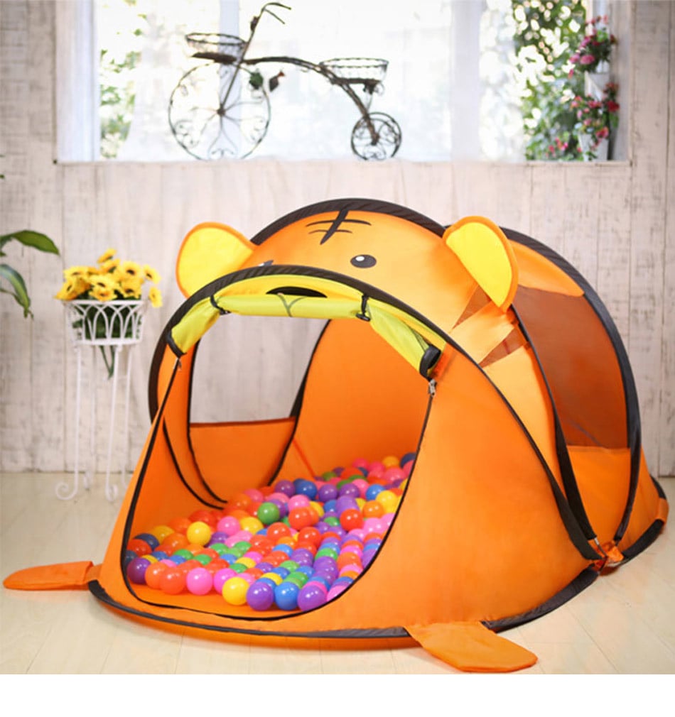 Cute Cartoon Toy Children's Tent For Kids Indoor Play House & Outdoor Camping