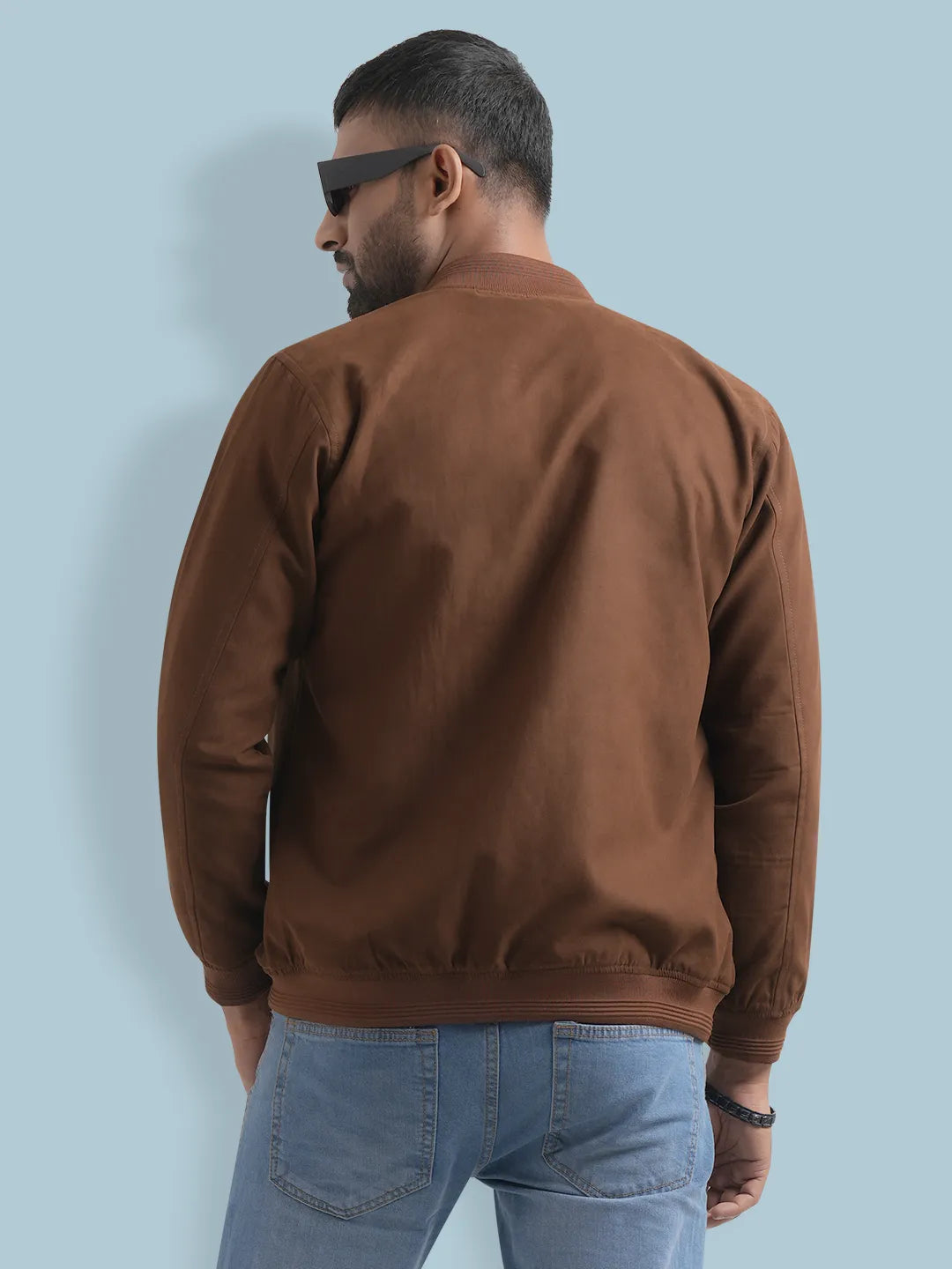 Men's Suede Leather Reverse Jacket