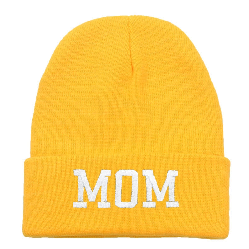 Unisex Modern Style Streetwear Letter Embroidery Eaveless Wool Cap