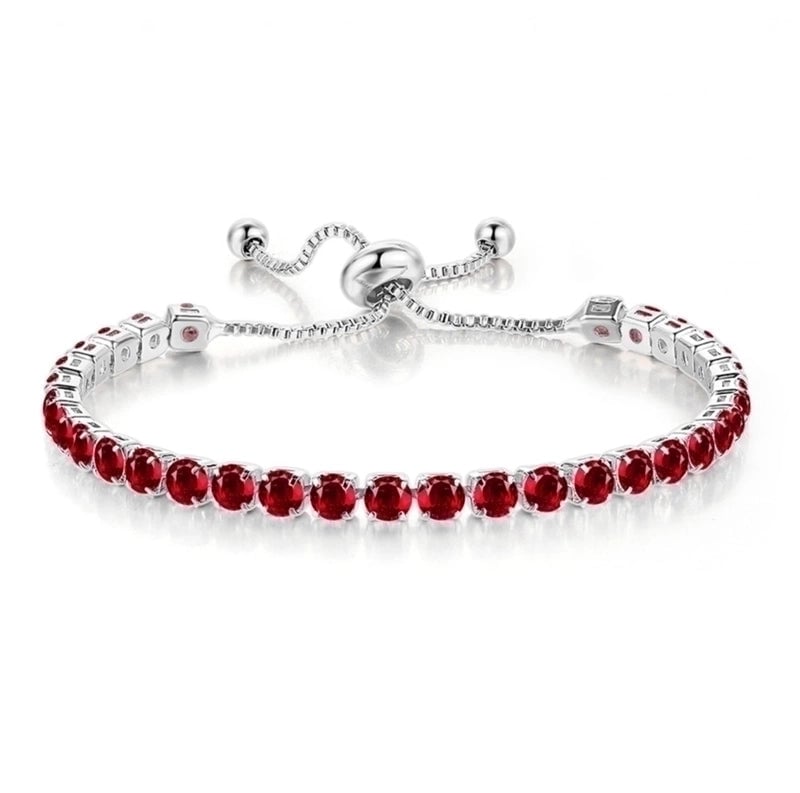 Fashion Geometric Copper Zircon Bracelets In Bulk