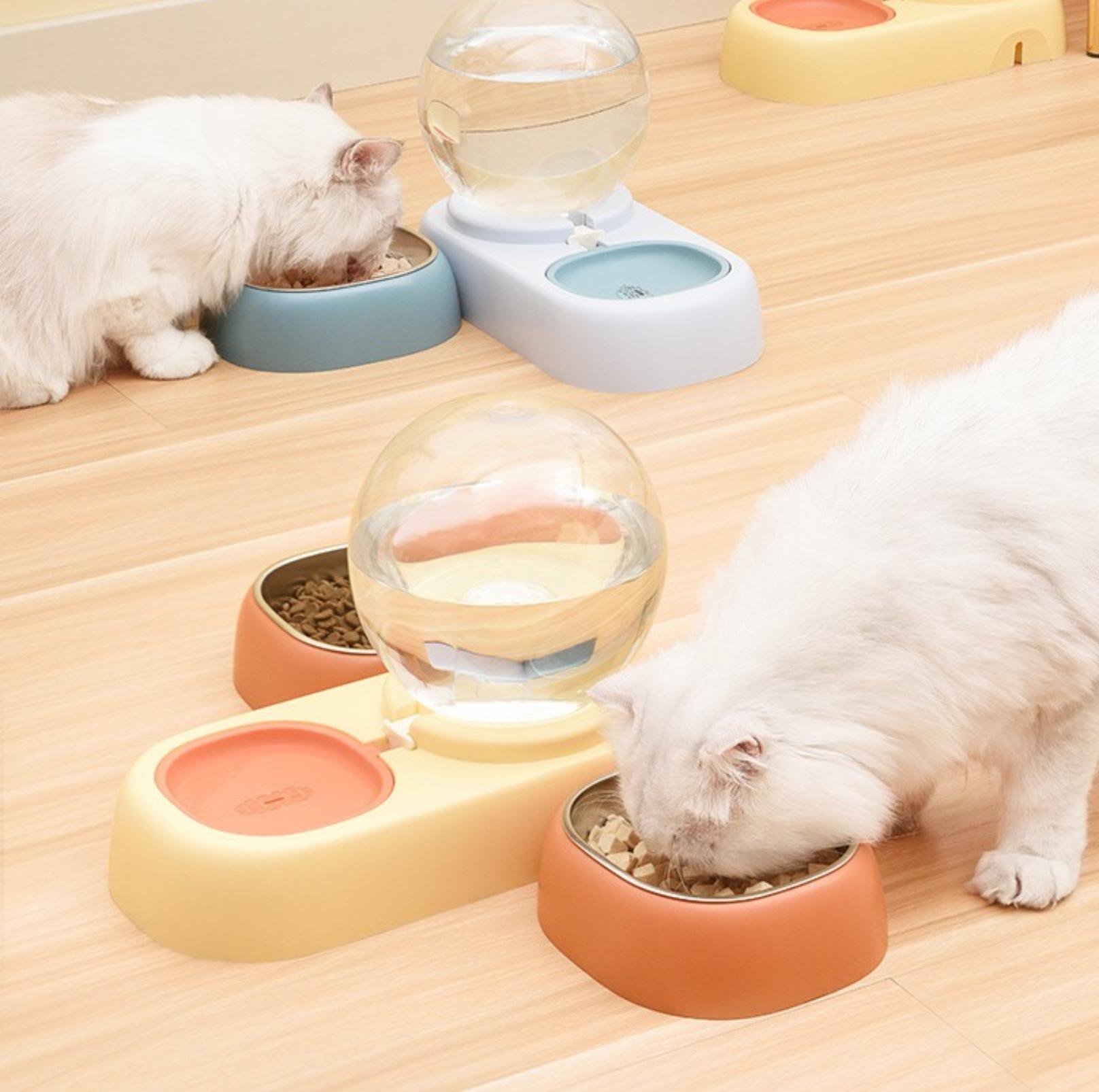 Pet Crystal Ball Dual Purpose Water and Cat Bowls Dog Bowls