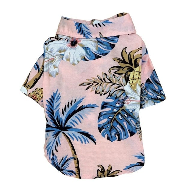 FLORAL PRINTED CAT DOG CLOTHES
