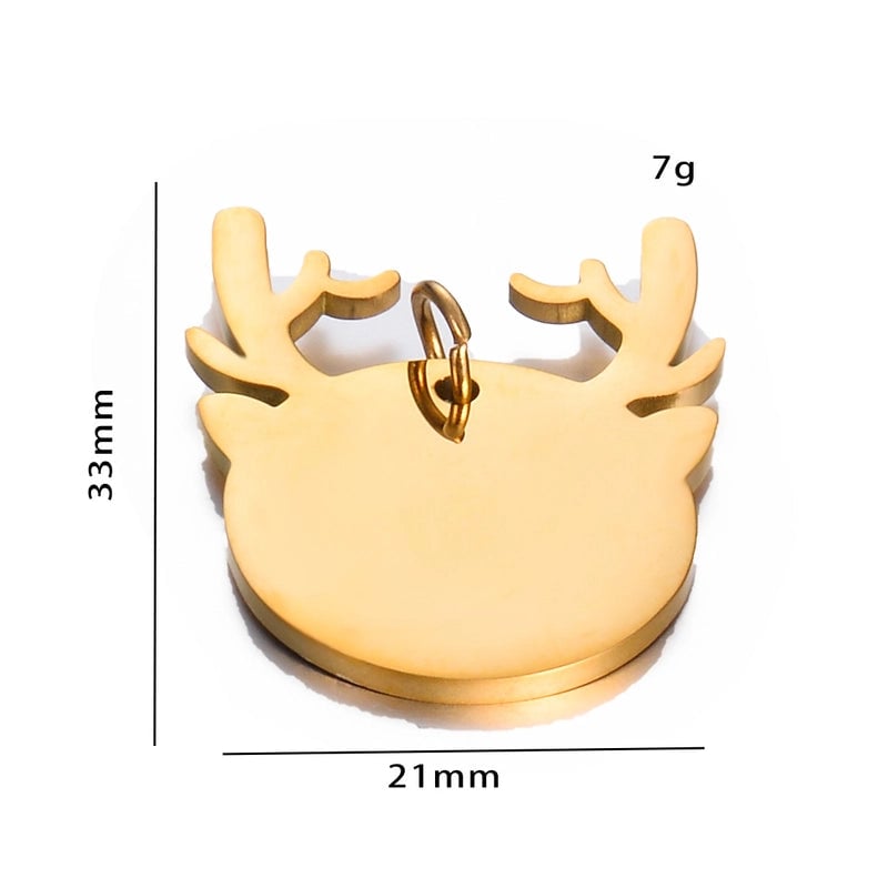 Classic Style Christmas Elk Pet Accessories