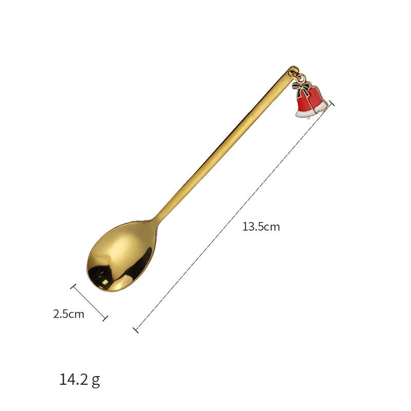 Christmas Christmas Christmas Tree Santa Claus Elk Stainless Steel Tableware