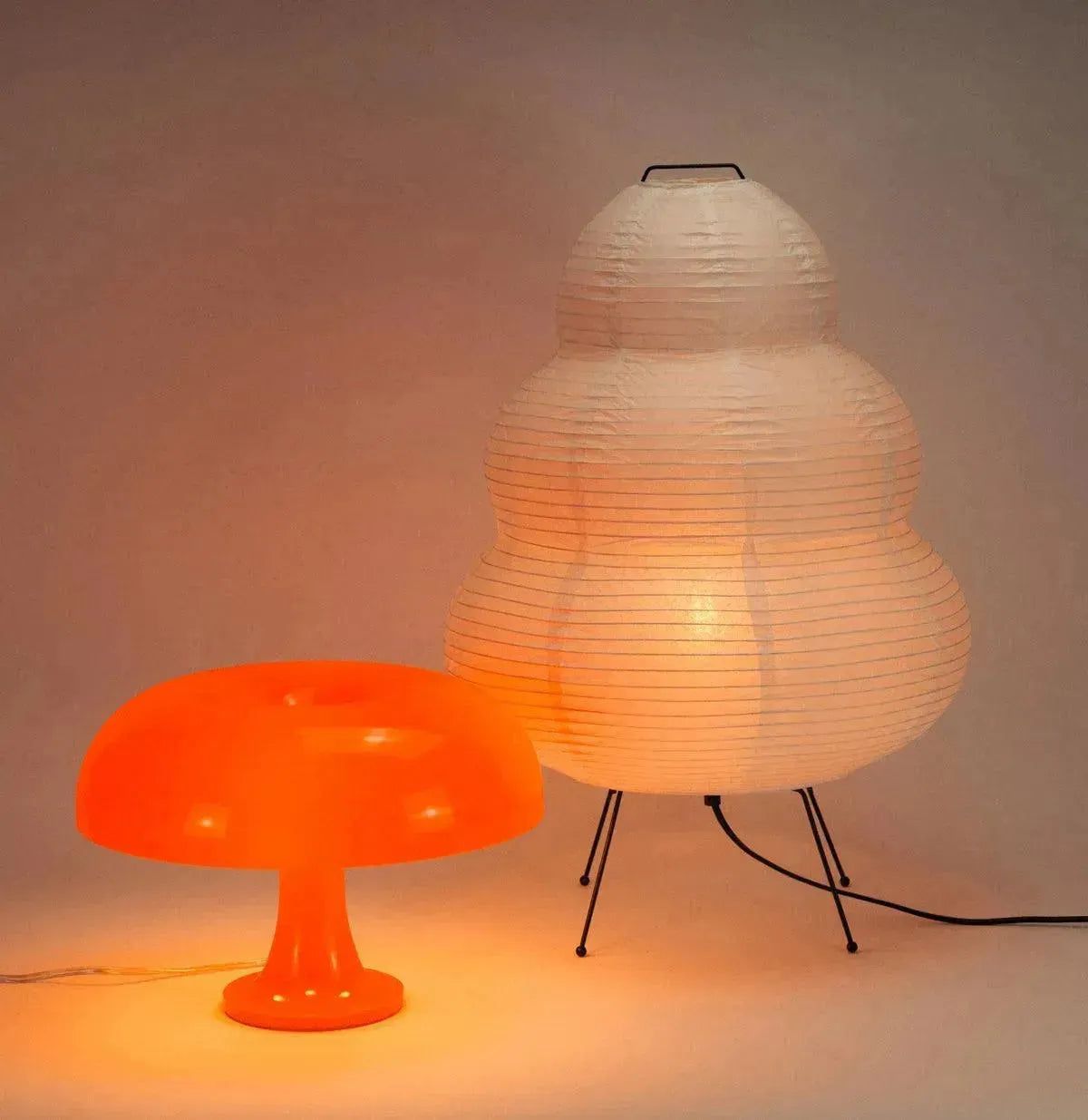 Above The Clouds + Puffball Lamp Bundle | Blood Orange