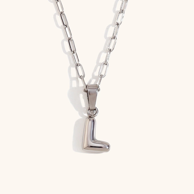 Minimalist Commute Letter Stainless Steel Titanium Steel Plating Gold Plated Pendant Necklace