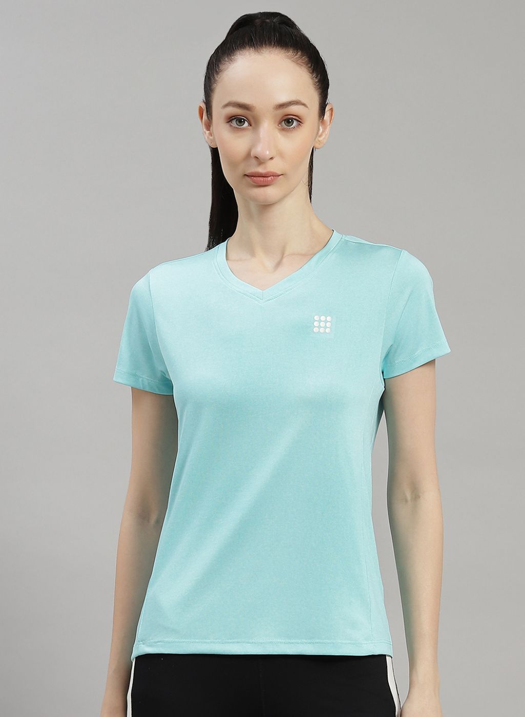 Women Blue Solid Top