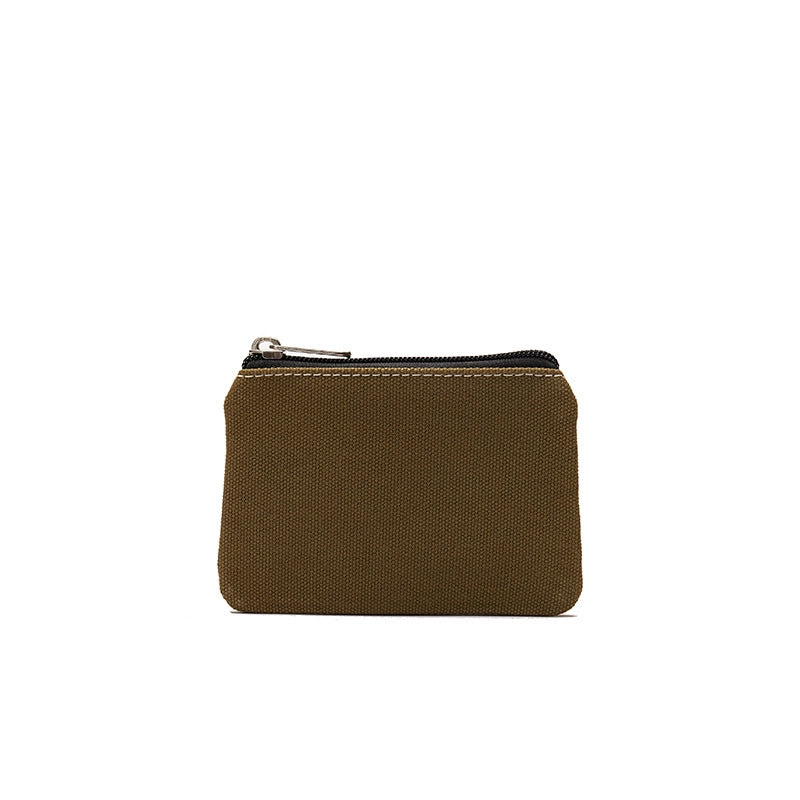New Cotton Canvas Fashion Men's And Women's Coin Purse Card Holder Simple Fabric Coin Pouch Storage Bag