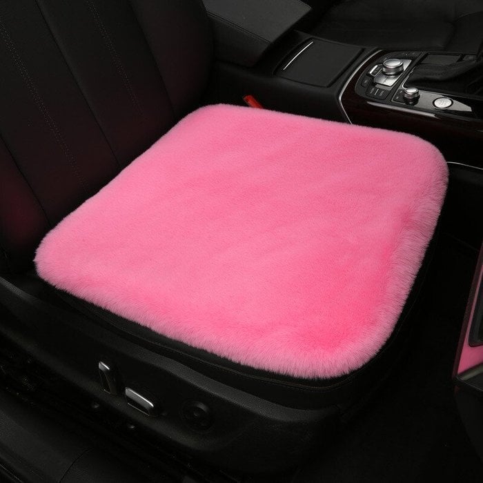 -Plush Car Seat Cushion