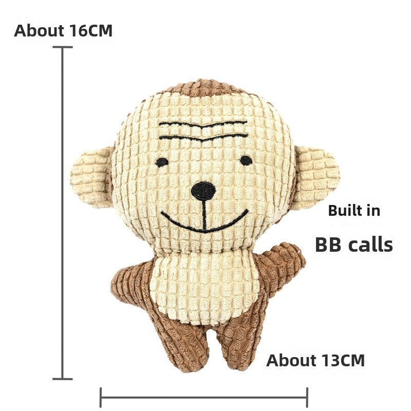 Dog Toy Bone Shaped Chew Toy For Small Medium Dogs Durable Rubber Material Teeth Cleaning Design