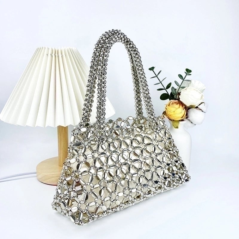 Women's Medium Arylic Solid Color Elegant Square Open Handbag