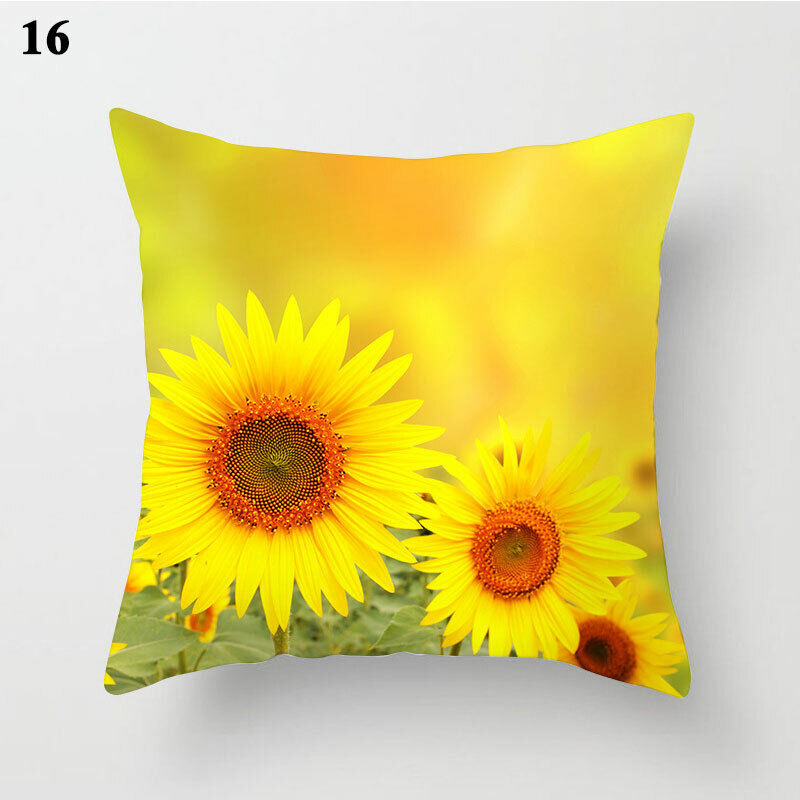 18 Cushion Cover Pillow Case Home Sofa Decor Pillowslip Waist Pillow Cover Soft