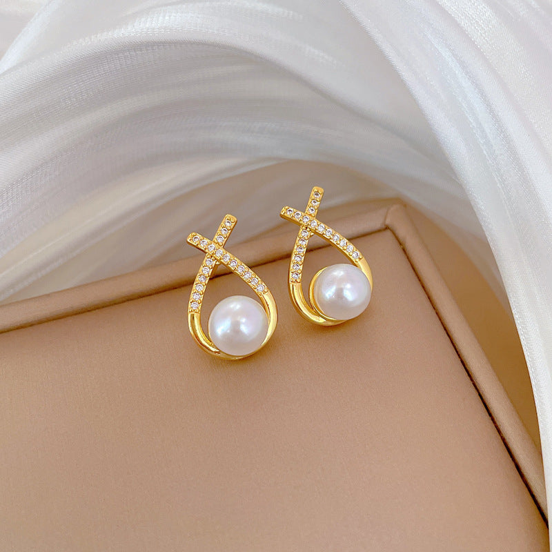 Geometric Titanium Steel Electroplating Earrings