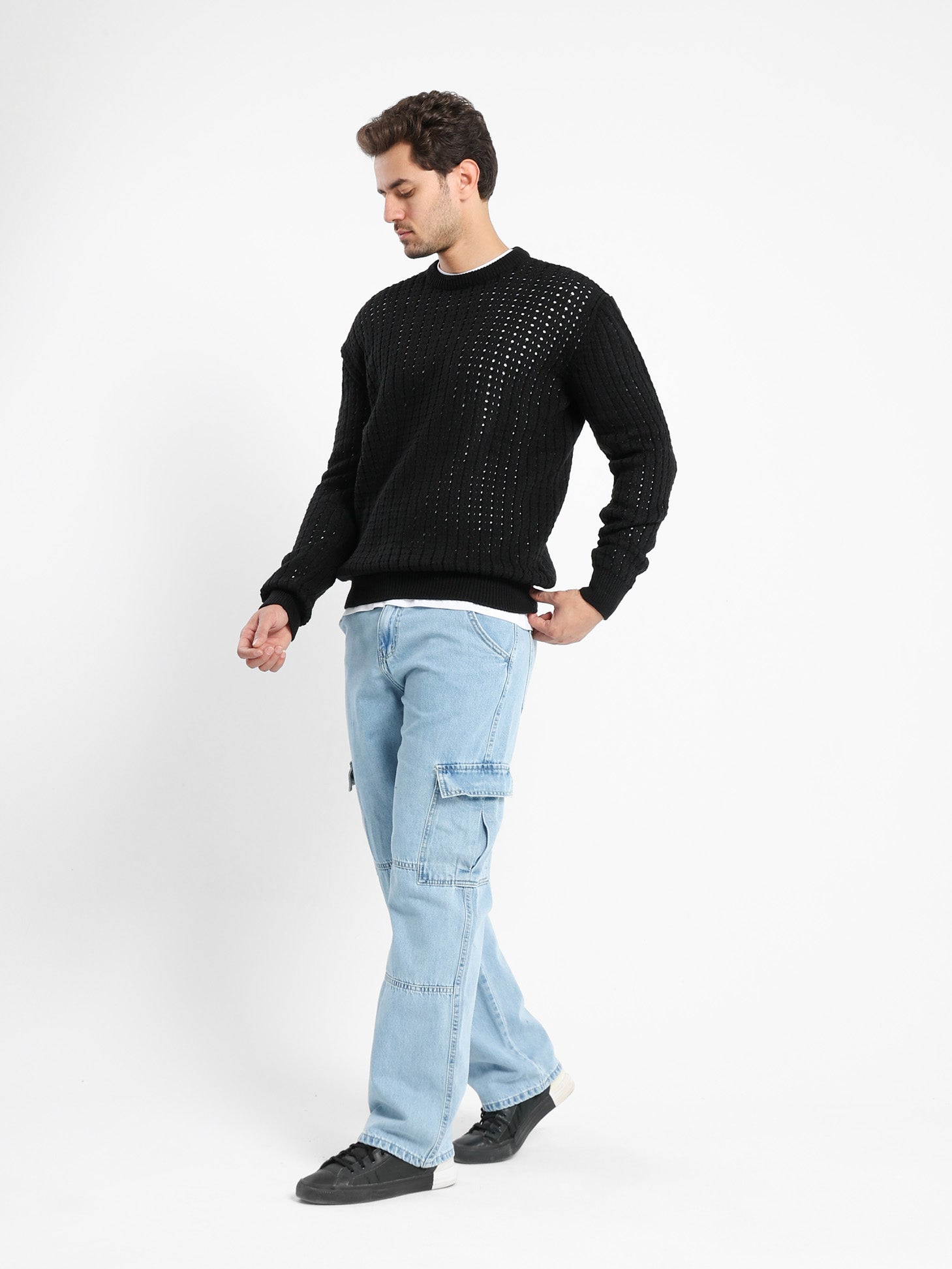 Casual Cargo Denim Jeans