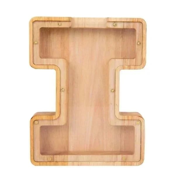 (🔥Summer Hot Sale Now-50% Off) Personalized Wooden Letter Piggy Bank - FREE SHIPPING